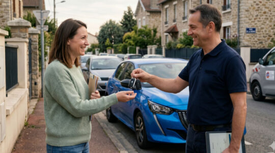 livraison voiture de location à domicile