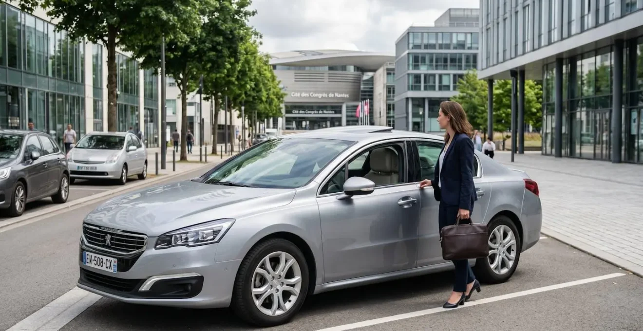 Véhicule de catégorie routière dans un environnement urbain nantais, adapté aux déplacements professionnels régionaux